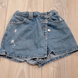 Zara jean shorts / skort size 9 girls